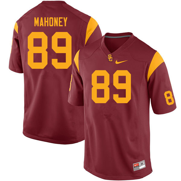 Men #89 Sean Mahoney USC Trojans College Football Jerseys Sale-Cardinal